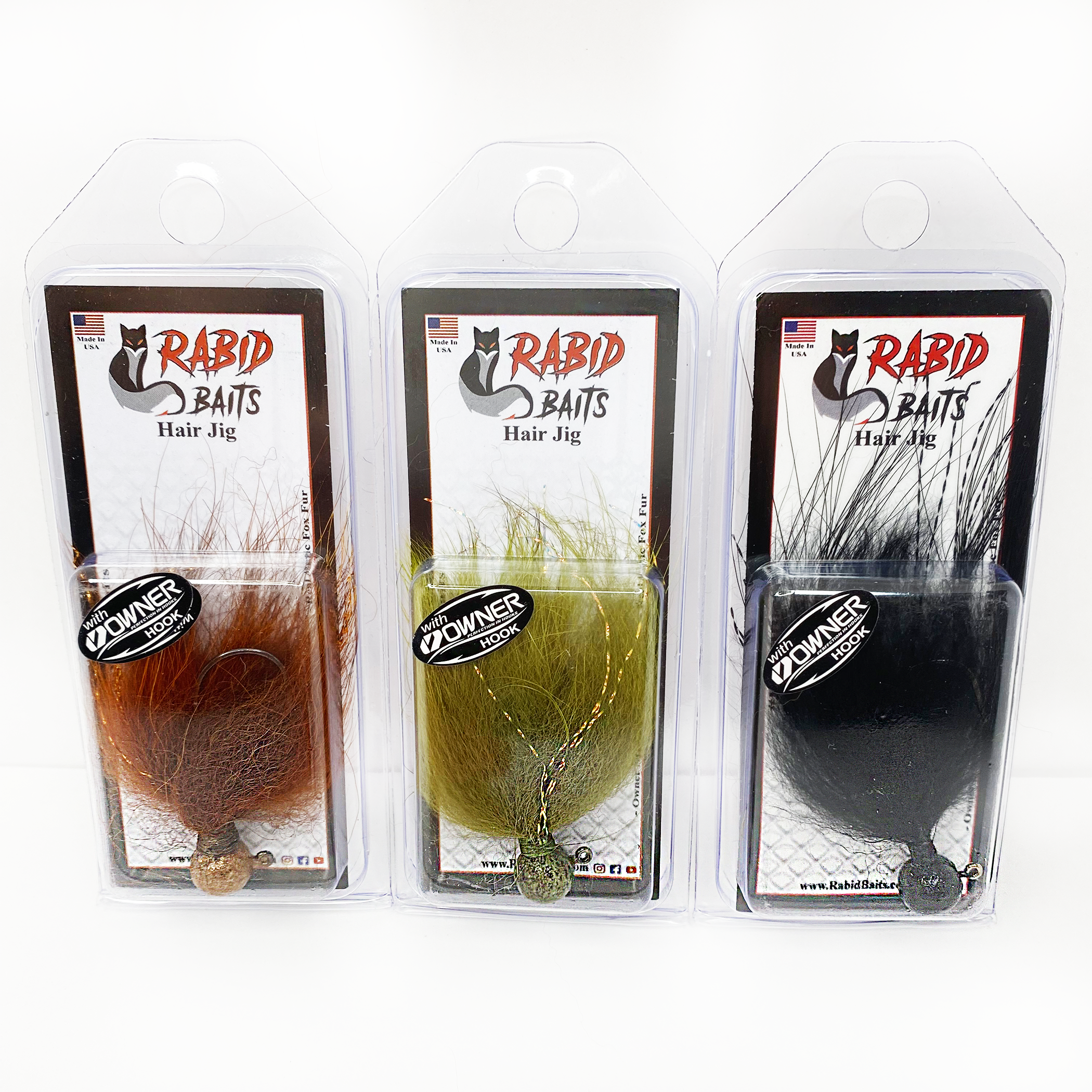Hair Jig 3-Pack