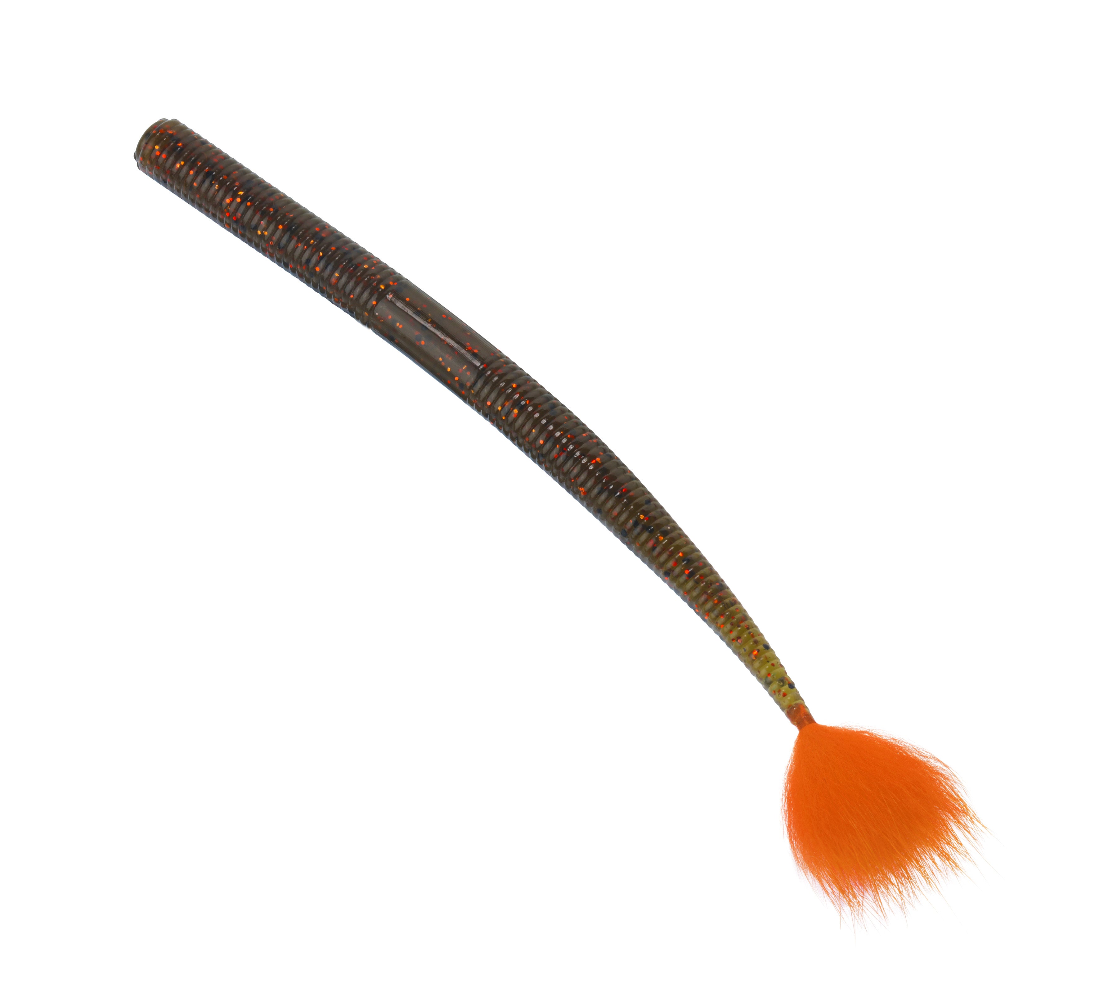 bass fishing shaky head lure worm plastic Shaker Worm | Fur-Tip Shaky Head Worm