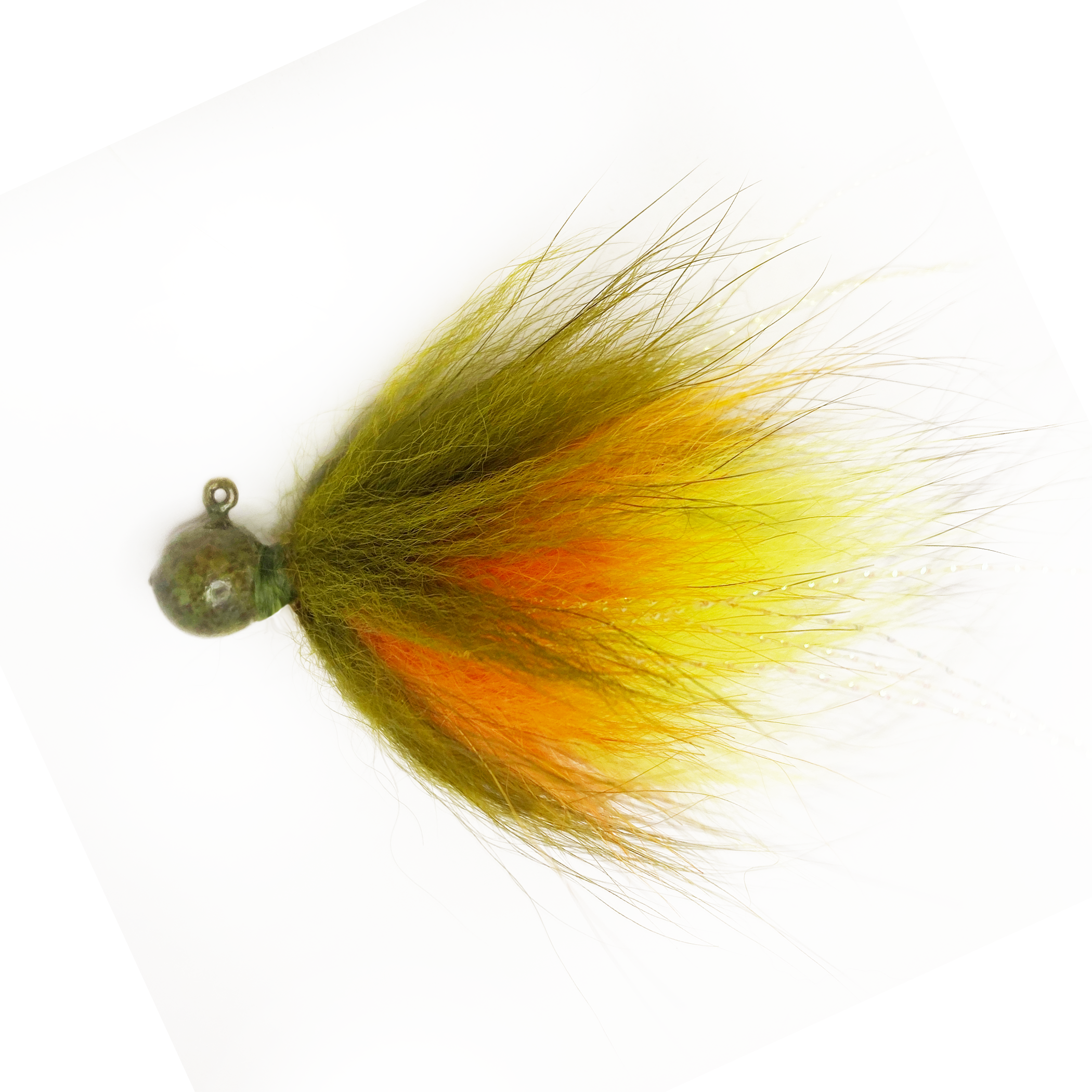bass lures with hairs Arctic Fox Hair Jig | Bass Jig